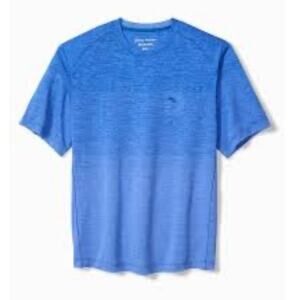 Tommy Bahama Oasis Fade IslandZone Blue Crew Neck T-Shirt Men's Size XXL